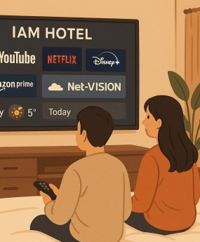 IAM HOTEL 新テレビシステム導入！